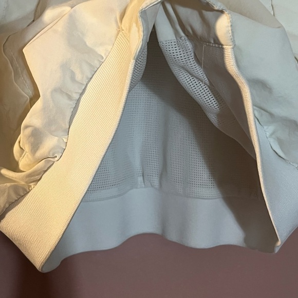 Tommy Hilfiger windbreaker retro full zip hooded jacket off white/white Large - Picture 9 of 14